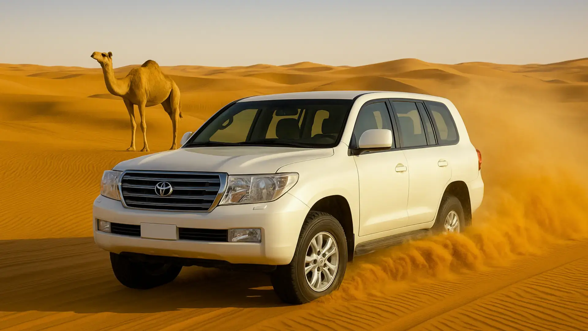 Homepage hero section arabian tourism