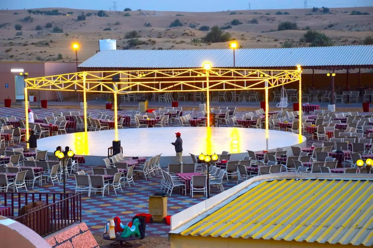 vip desert safari seating