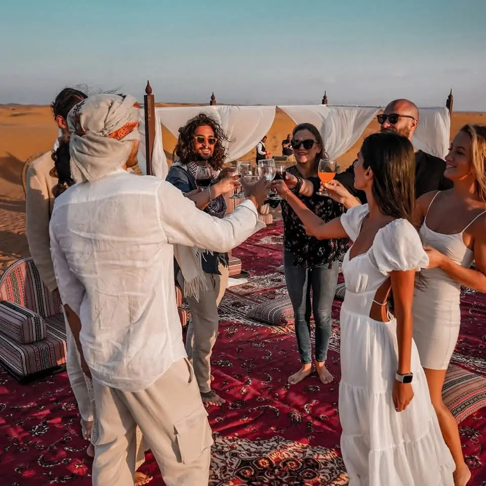 evening desert safari dubai